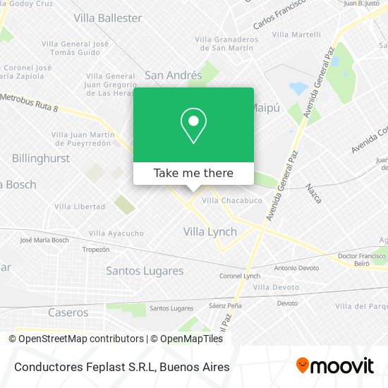 Conductores Feplast S.R.L map
