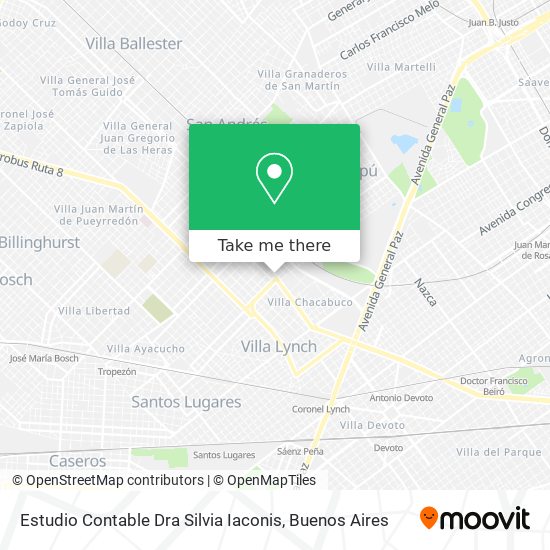 Estudio Contable Dra Silvia Iaconis map
