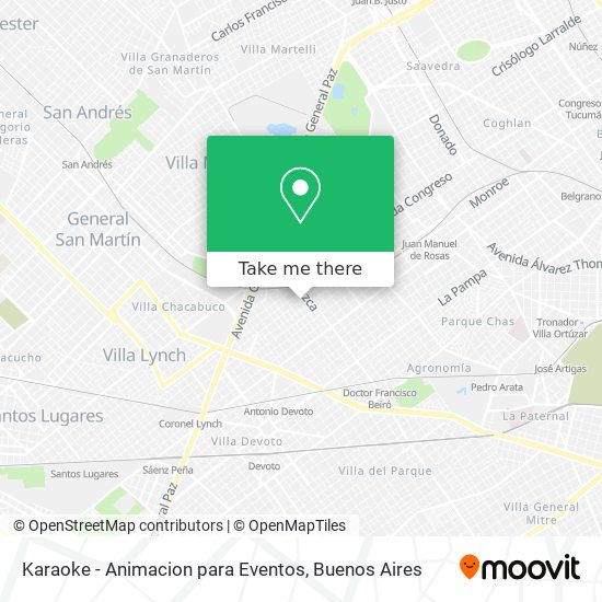 Mapa de Karaoke - Animacion para Eventos