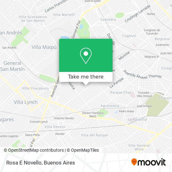 Mapa de Rosa E Novello