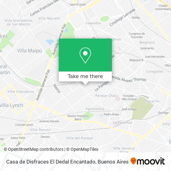 Casa de Disfraces El Dedal Encantado map