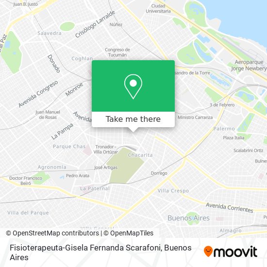 Fisioterapeuta-Gisela Fernanda Scarafoni map