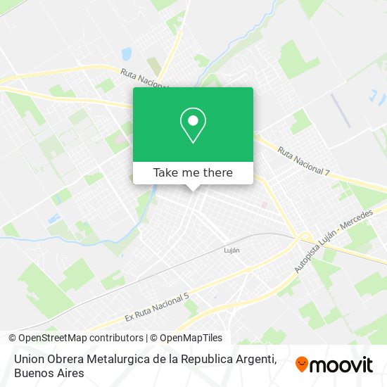 Union Obrera Metalurgica de la Republica Argenti map