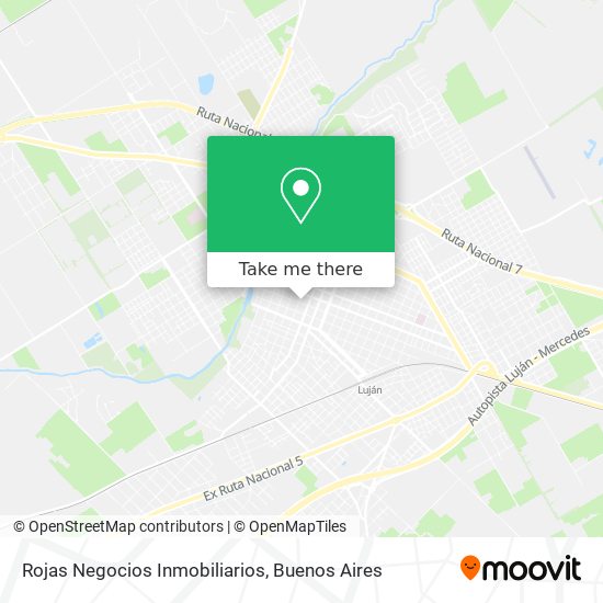 Rojas Negocios Inmobiliarios map