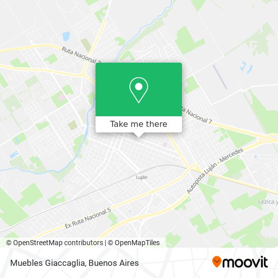 Muebles Giaccaglia map
