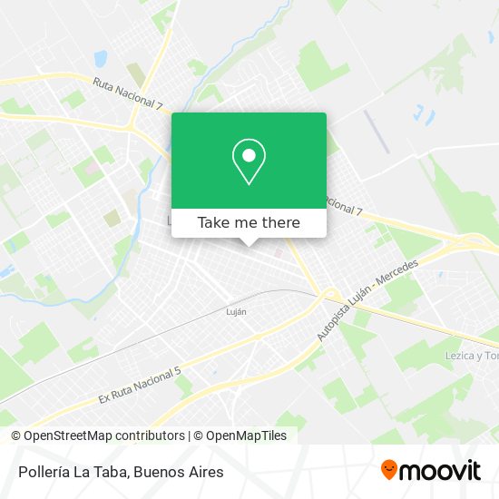 Pollería La Taba map