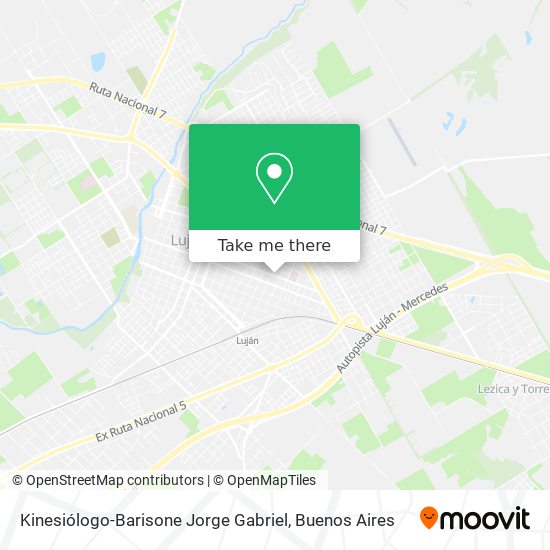 Kinesiólogo-Barisone Jorge Gabriel map