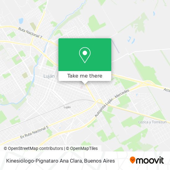 Kinesiólogo-Pignataro Ana Clara map