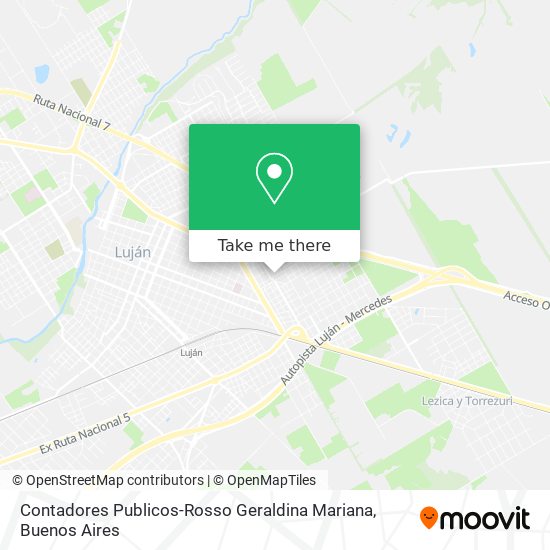 Contadores Publicos-Rosso Geraldina Mariana map