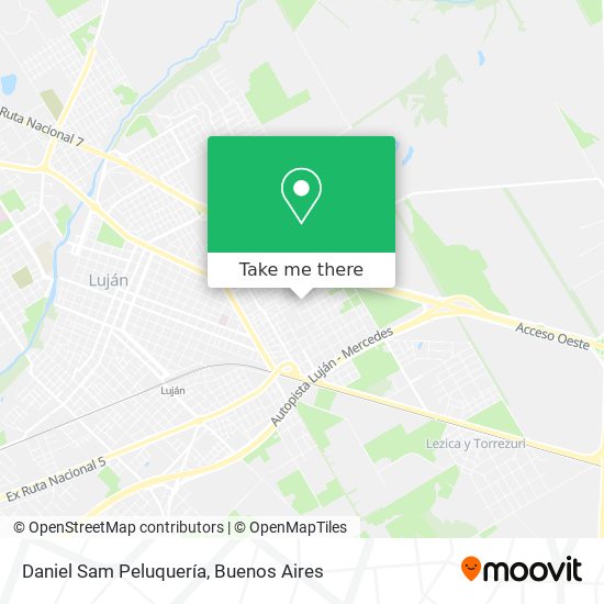 Mapa de Daniel Sam Peluquería