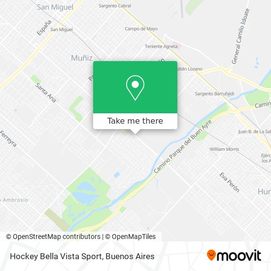 Hockey Bella Vista Sport map