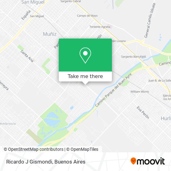 Mapa de Ricardo J Gismondi