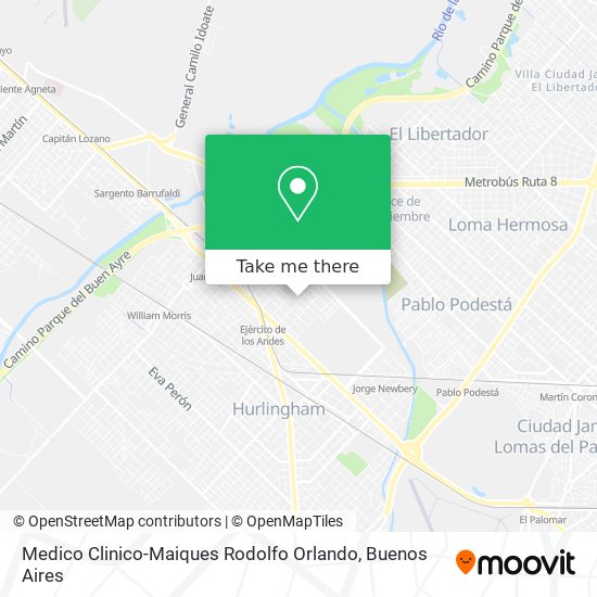 Medico Clinico-Maiques Rodolfo Orlando map