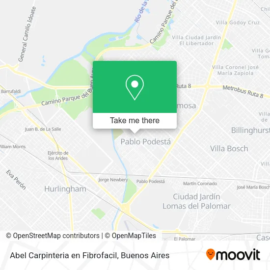 Mapa de Abel Carpinteria en Fibrofacil