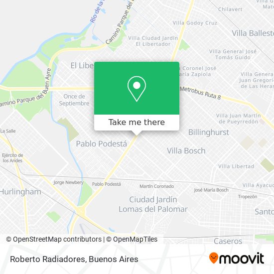Mapa de Roberto Radiadores