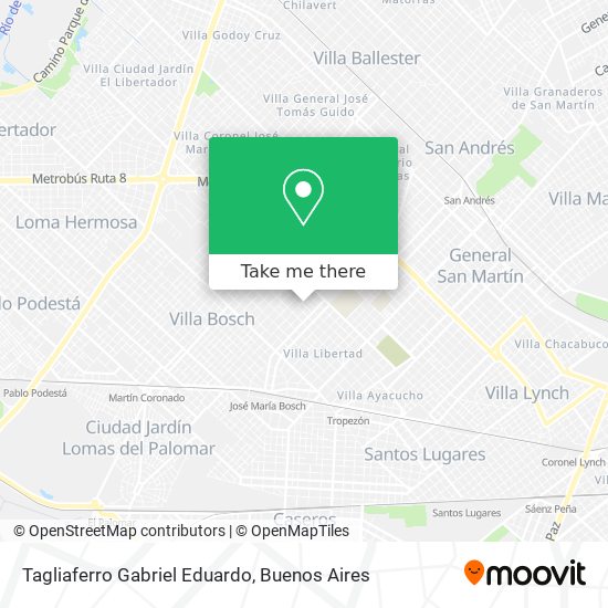Tagliaferro Gabriel Eduardo map
