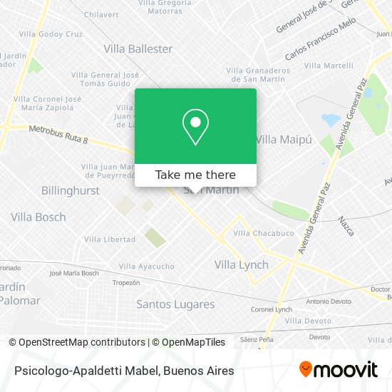 Mapa de Psicologo-Apaldetti Mabel