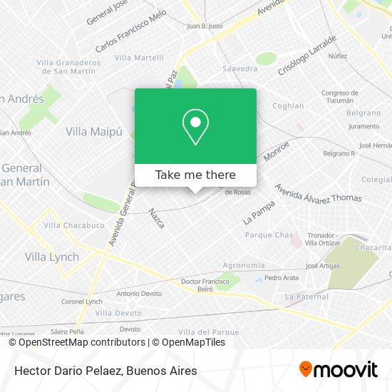 Hector Dario Pelaez map