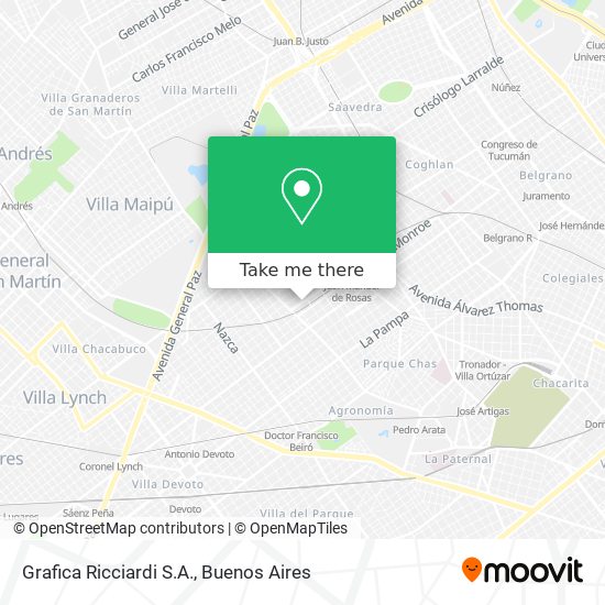 Grafica Ricciardi S.A. map