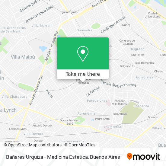 Bañares Urquiza - Medicina Estetica map