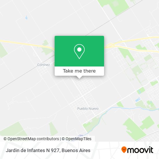 Mapa de Jardin de Infantes N 927