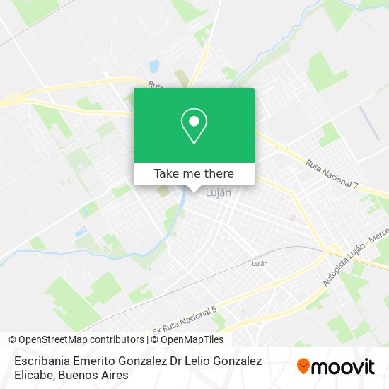 Escribania Emerito Gonzalez Dr Lelio Gonzalez Elicabe map