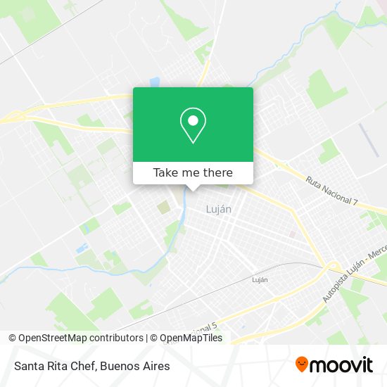 Santa Rita Chef map