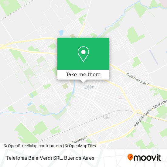 Telefonia Bele-Verdi SRL map