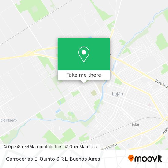 Mapa de Carrocerias El Quinto S.R.L