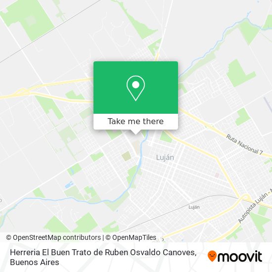 Mapa de Herreria El Buen Trato de Ruben Osvaldo Canoves