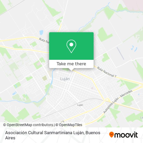 Asociación Cultural Sanmartiniana Luján map