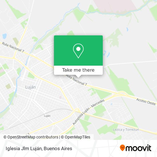 Iglesia Jlm Luján map