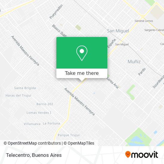 Telecentro map