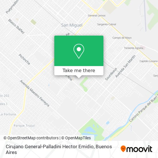 Mapa de Cirujano General-Palladini Hector Emidio