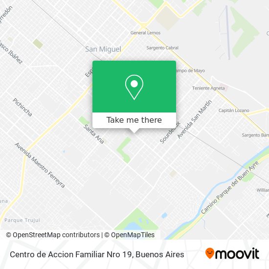 Centro de Accion Familiar Nro 19 map