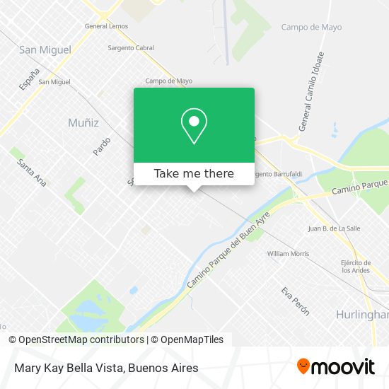 Mary Kay Bella Vista map