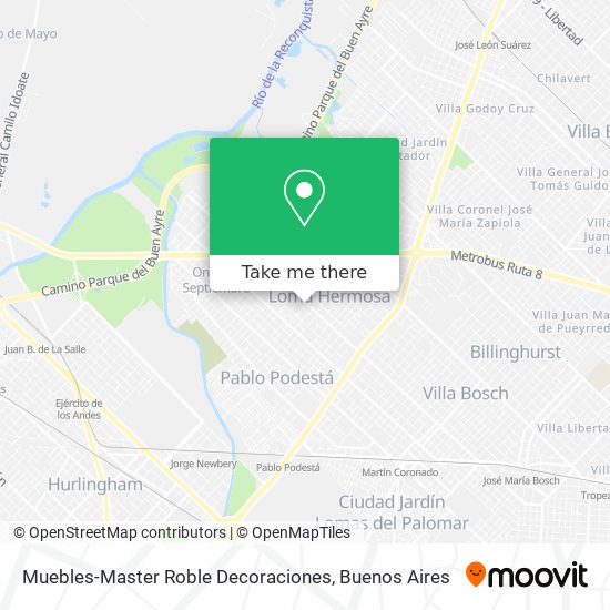 Muebles-Master Roble Decoraciones map