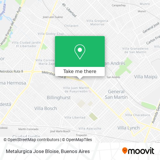 Metalurgica Jose Bloise map