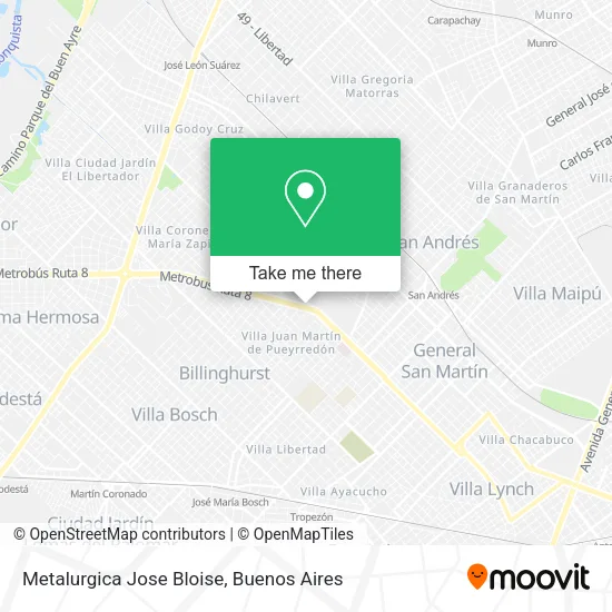 Metalurgica Jose Bloise map