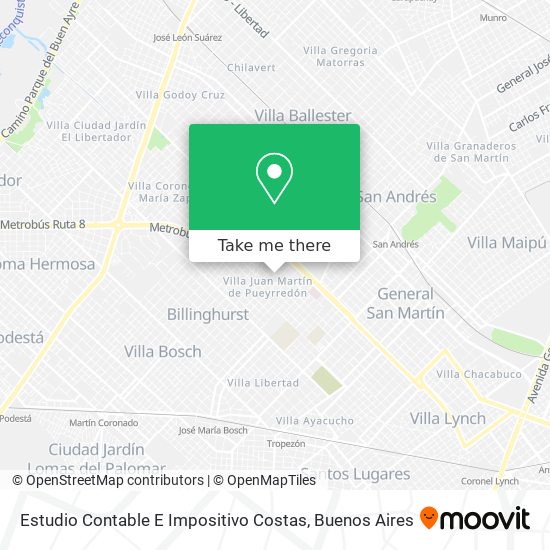 Mapa de Estudio Contable E Impositivo Costas