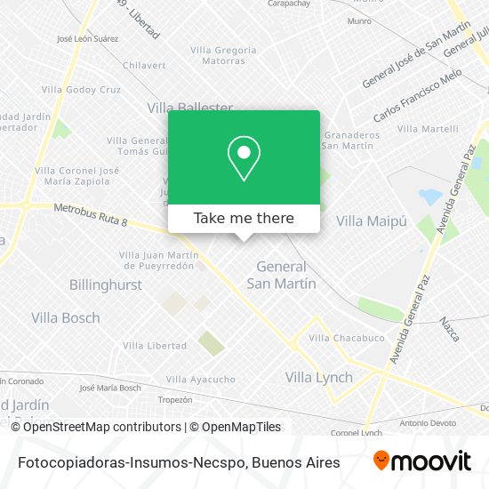 Mapa de Fotocopiadoras-Insumos-Necspo