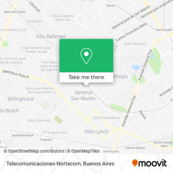 Mapa de Telecomunicaciones-Nortecom