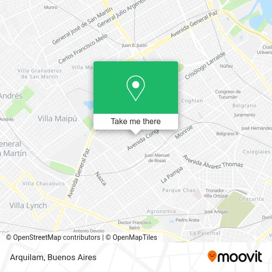 Mapa de Arquilam
