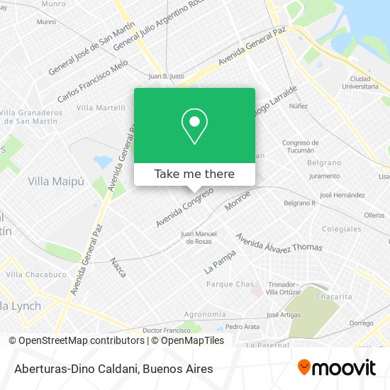 Aberturas-Dino Caldani map