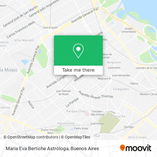 Mapa de María Eva Bertiche Astróloga