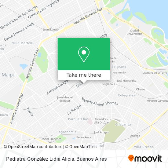 Pediatra-González Lidia Alicia map