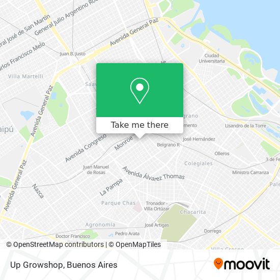 Up Growshop map