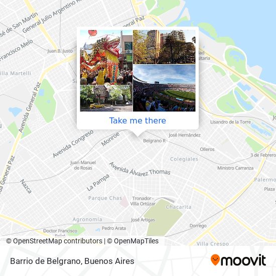 Barrio de Belgrano map