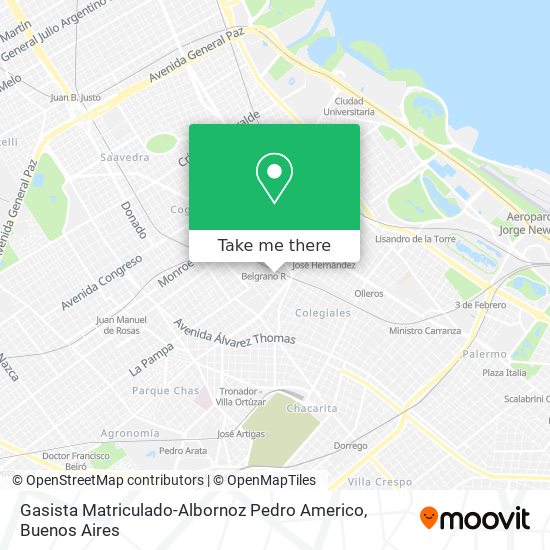 Gasista Matriculado-Albornoz Pedro Americo map