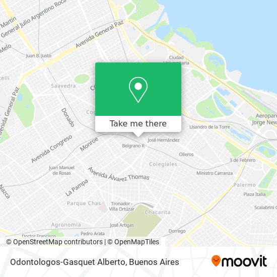 Odontologos-Gasquet Alberto map